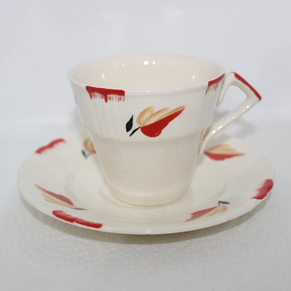 Art Deco Myott England Vintage Cup and Saucer 1930s